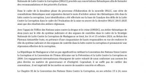 Renforcement du rôle du système judiciaire et des organes de contrôles dans le cadre de la stratégie nationale  de lutte contre la corruption